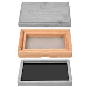 Photo of Rosineer Bamboo Pollen / Dry Bubble Hash Sifter, 75 Micron Stainless Steel Mesh